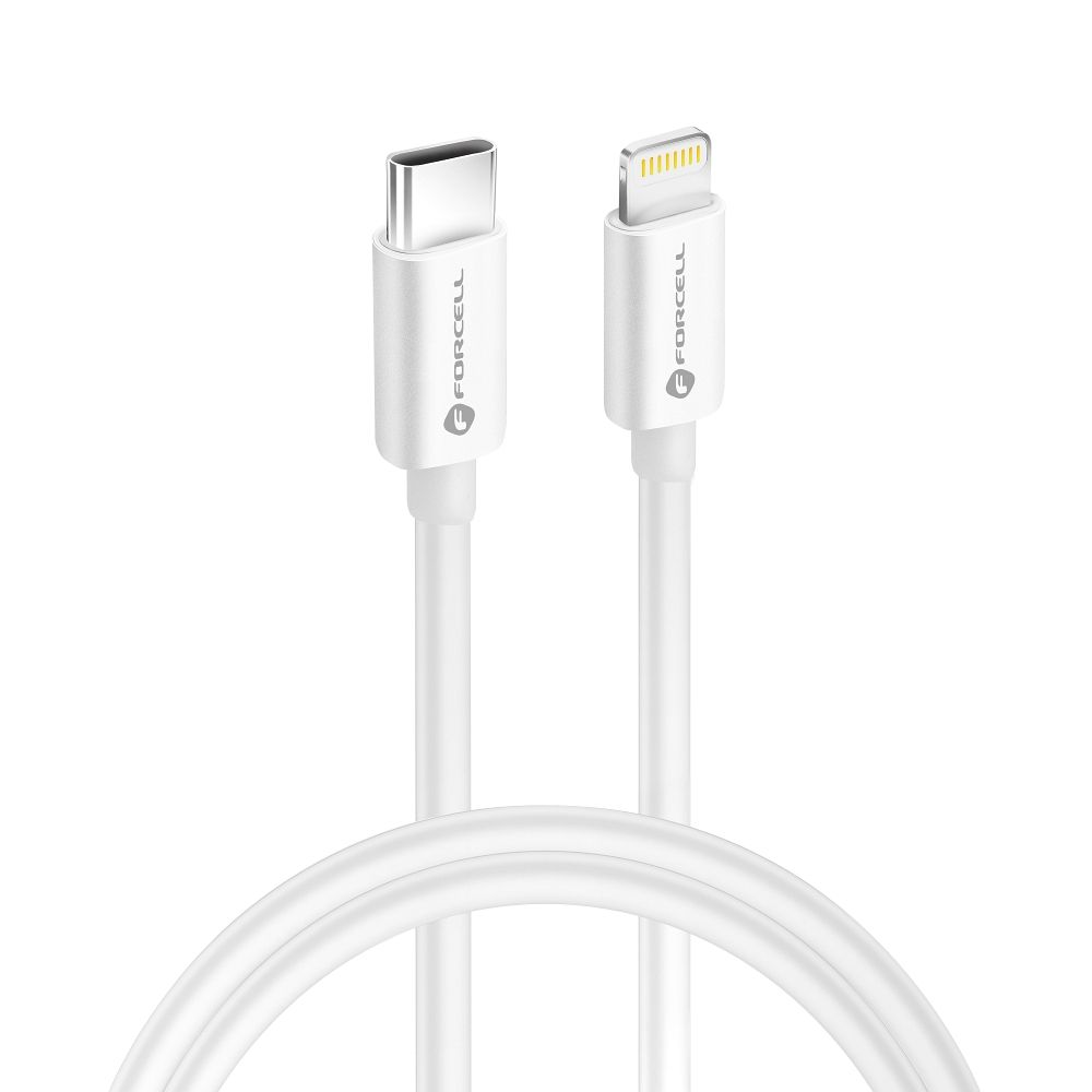 FORCELL kabel Type- C na Lightning 8-pinski MFi 3A/9V 30W (maks.) C901 1m bijeli