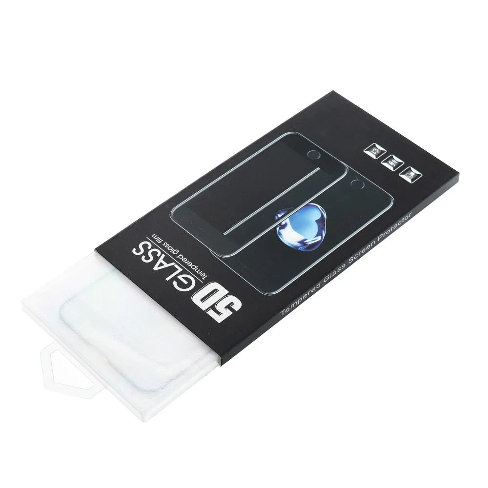 Tvrzené sklo 5D Full Glue pro Samsung Galaxy A71 s černým rámečkem