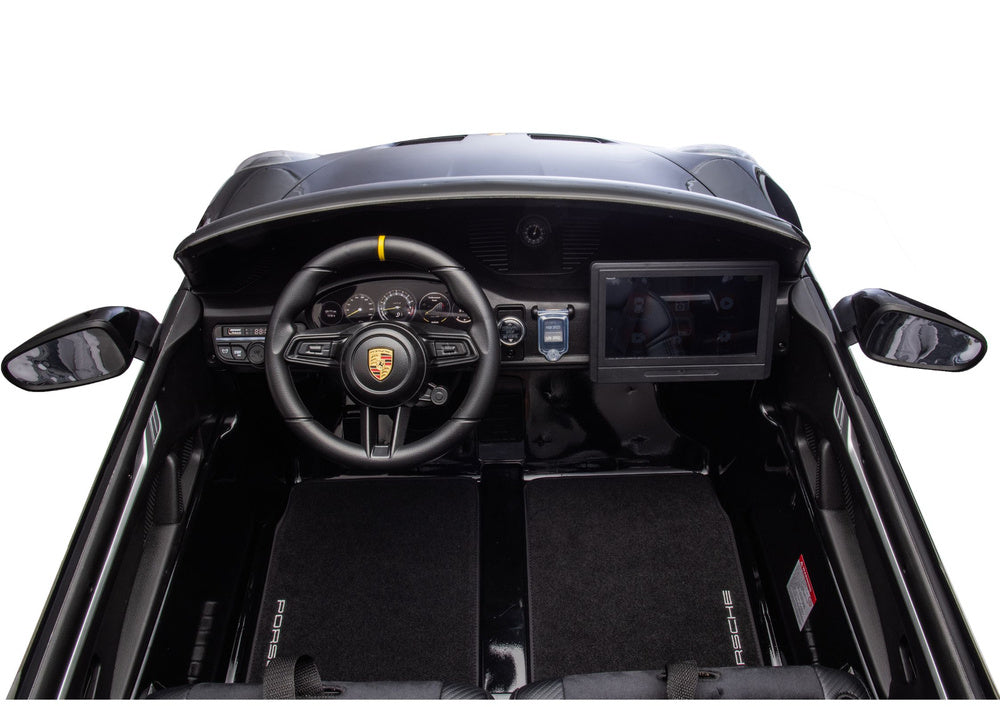 Licencirani auto na akumulator DK-P911 Porsche GT3 - dvosjed- crnii/lakirani