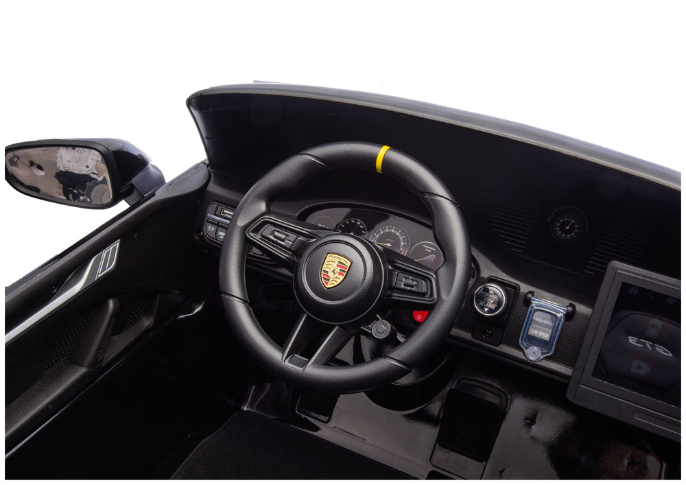 Licencirani auto na akumulator DK-P911 Porsche GT3 - dvosjed- crnii/lakirani