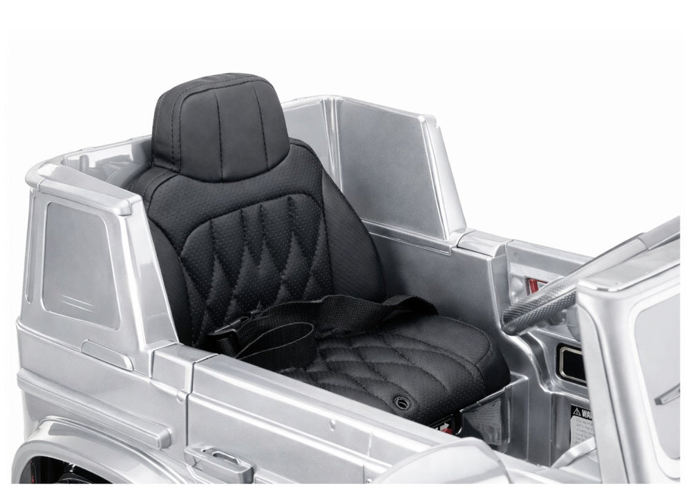 Licencirani auto na akumulator Mercedes AMG G63 2x200W - sivi/lakirani