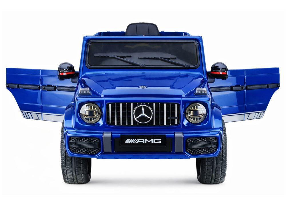 Licencirani auto na akumulator Mercedes AMG G63 2x200W - plavi/lakirani