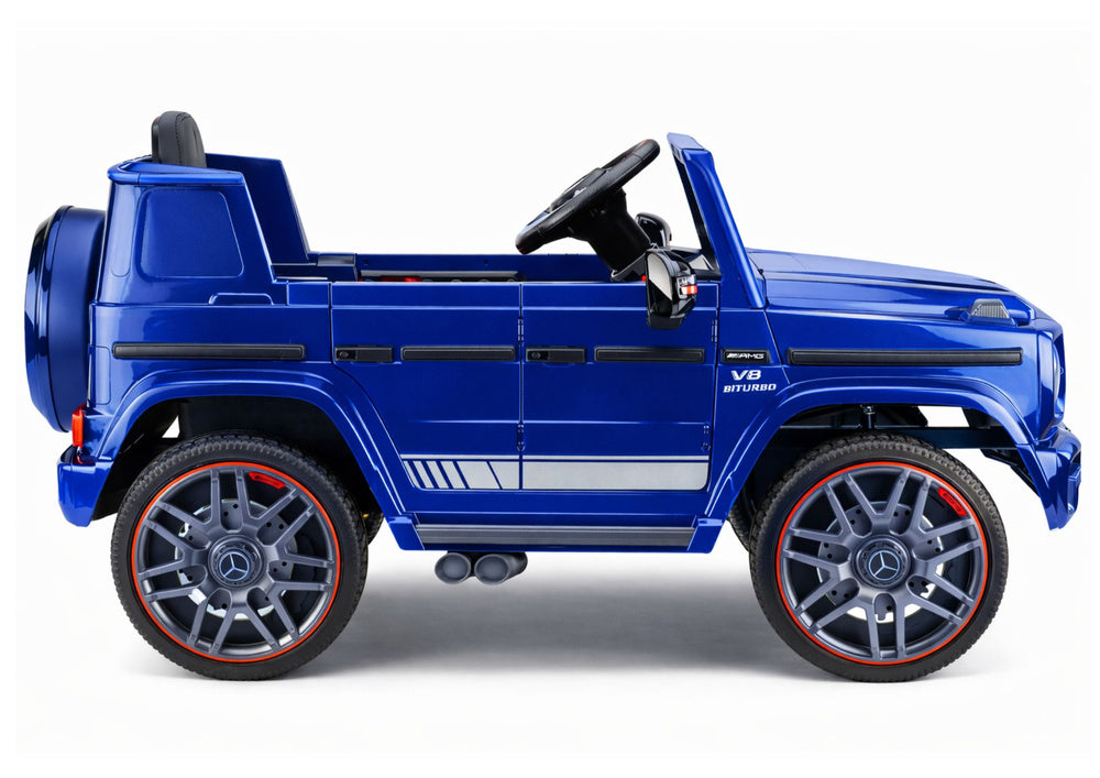 Licencirani auto na akumulator Mercedes AMG G63 2x200W - plavi/lakirani