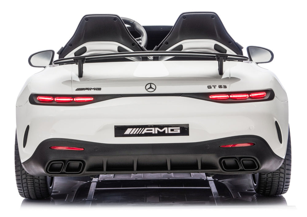 Licencirani auto na akumulator Mercedes GT63 AMG DK-GT63 24V - dvosjed - bijeli