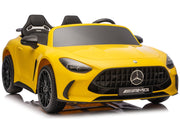 Licencirani auto na akumulator Mercedes GT63 AMG DK-GT63 24V - dvosjed - žuti