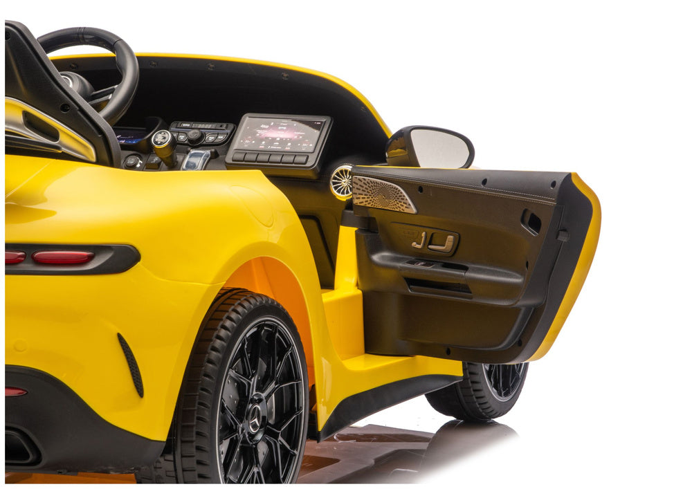 Licencirani auto na akumulator Mercedes GT63 AMG DK-GT63 24V - dvosjed - žuti