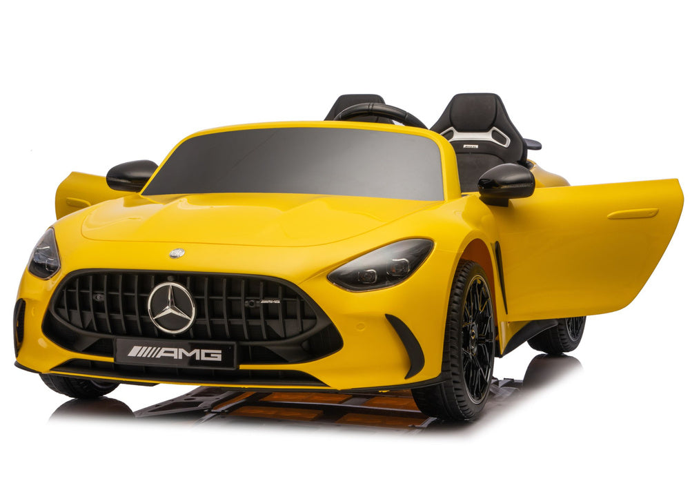 Licencirani auto na akumulator Mercedes GT63 AMG DK-GT63 24V - dvosjed - žuti