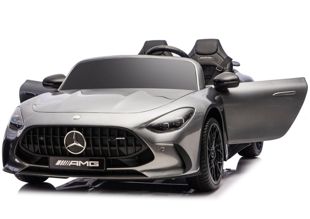 Licencirani auto na akumulator Mercedes GT63 AMG DK-GT63 24V - dvosjed - sivi/lakirani