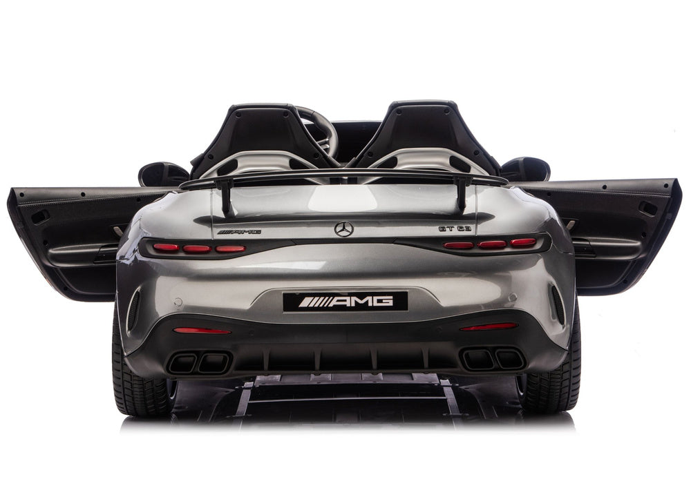 Licencirani auto na akumulator Mercedes GT63 AMG DK-GT63 24V - dvosjed - sivi/lakirani