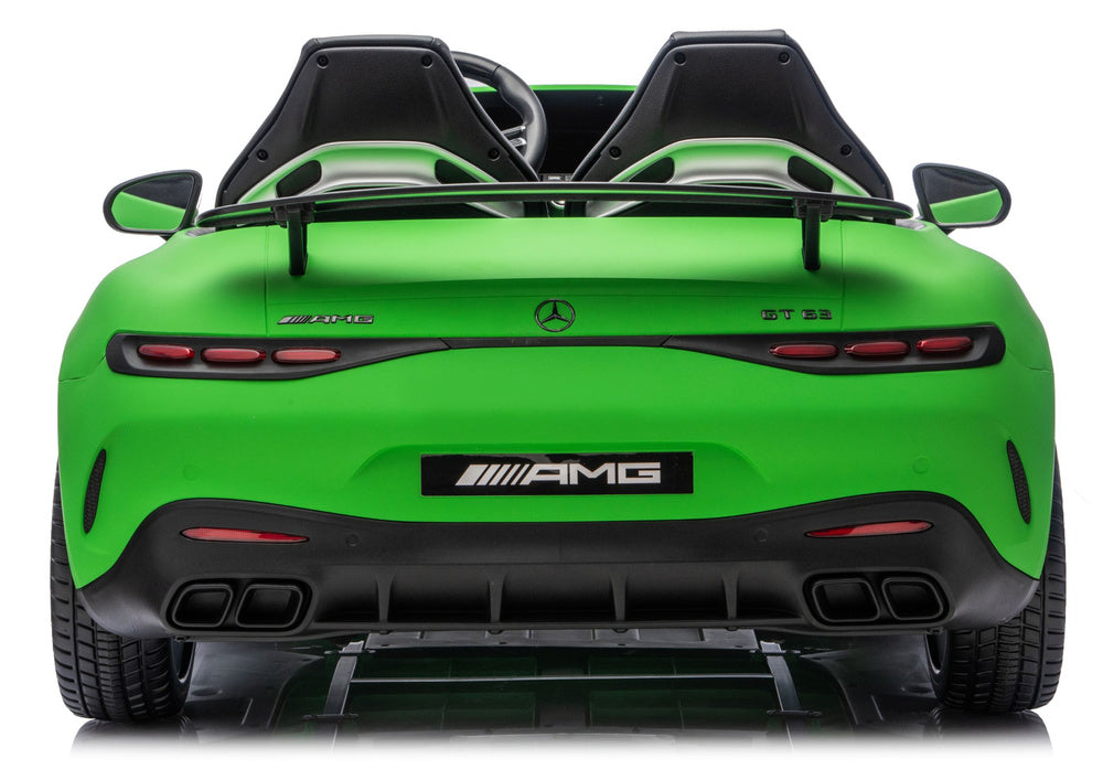 Licencirani auto na akumulator Mercedes GT63 AMG DK-GT63 24V – dvosjed – mat/zelena