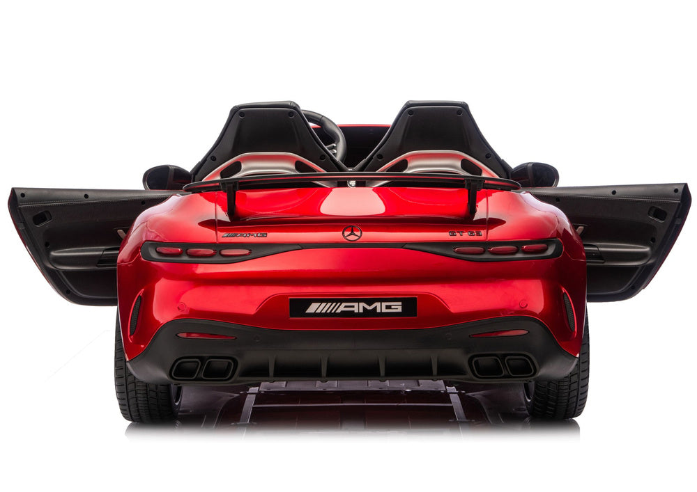 Licencirani auto na akumulator Mercedes GT63 AMG DK-GT63 24V - dvosjed - crveni/lakirani