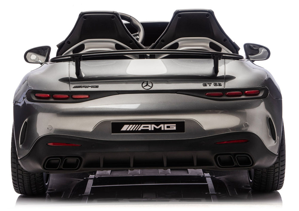 Licencirani auto na akumulator Mercedes GT63 AMG DK-GTQ63 24V - dvosjed - siva