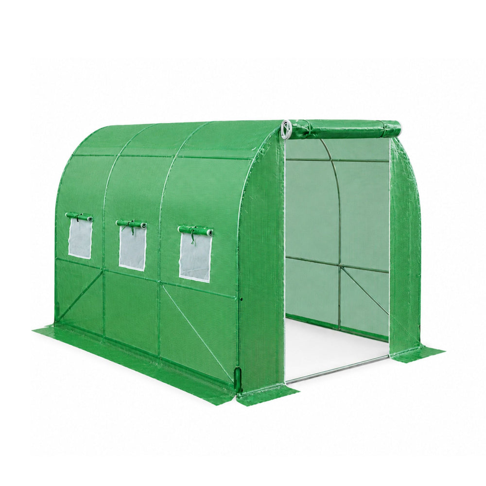 Vrtni plastenik 3,5 x 2 x 2M PRO FRAME - 30M² - zeleni