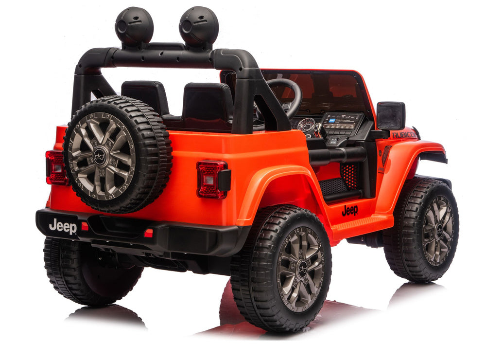 Licencirani auto na akumulator Jeep Rubicon 4x200W 24V - narančasti