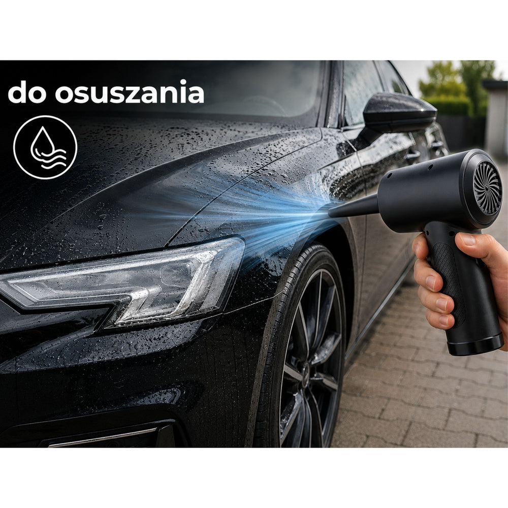 Mini električno puhalo za prašinu - crna