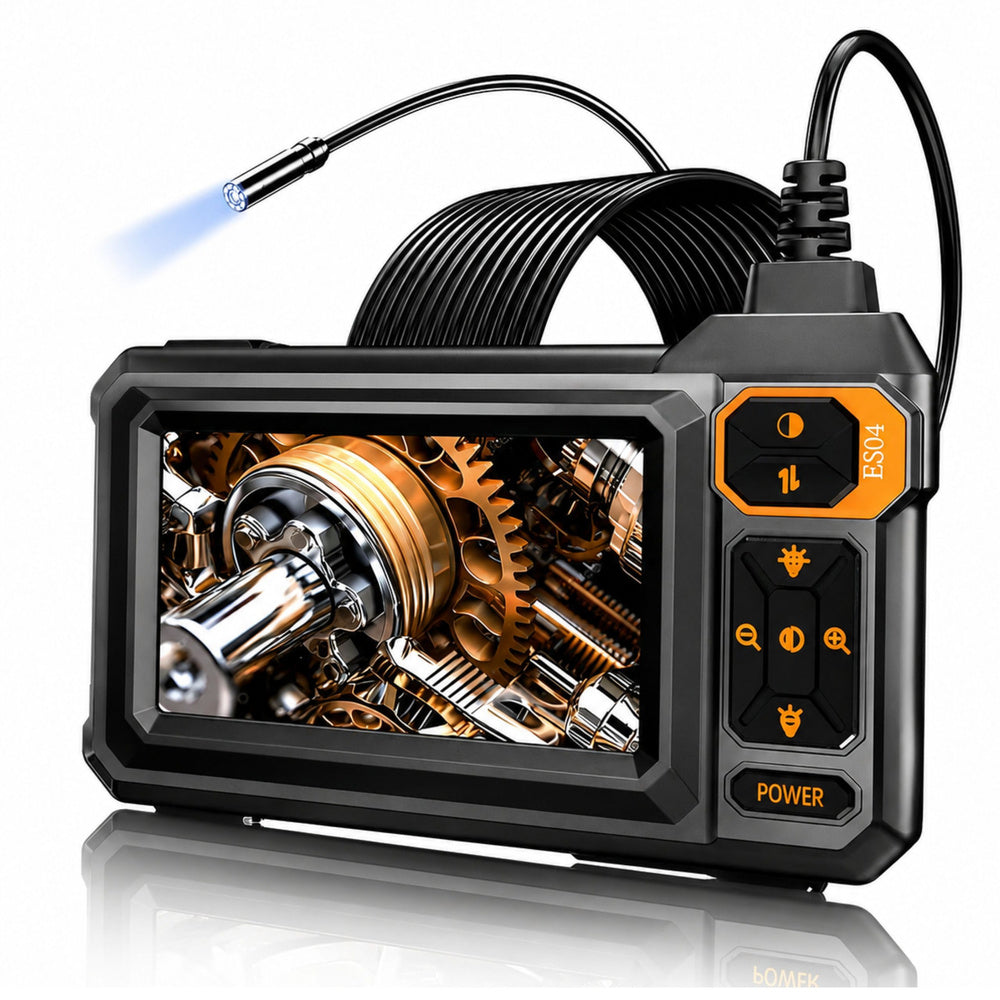 Inspekcijski endoskop s kamerom 8 LEDs LCD 4.3'' IP67