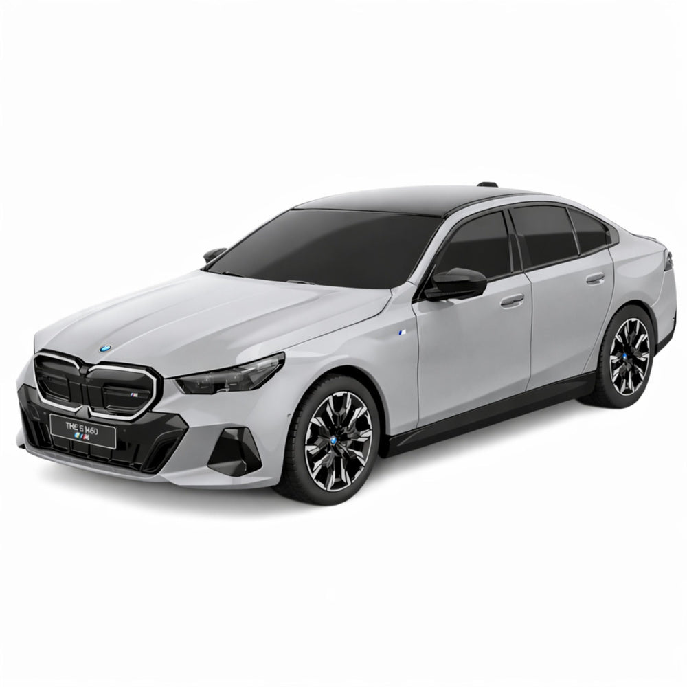 Licencirani auto na daljinsko upravljanje BMW i5 Rastar 1:24 - sivi