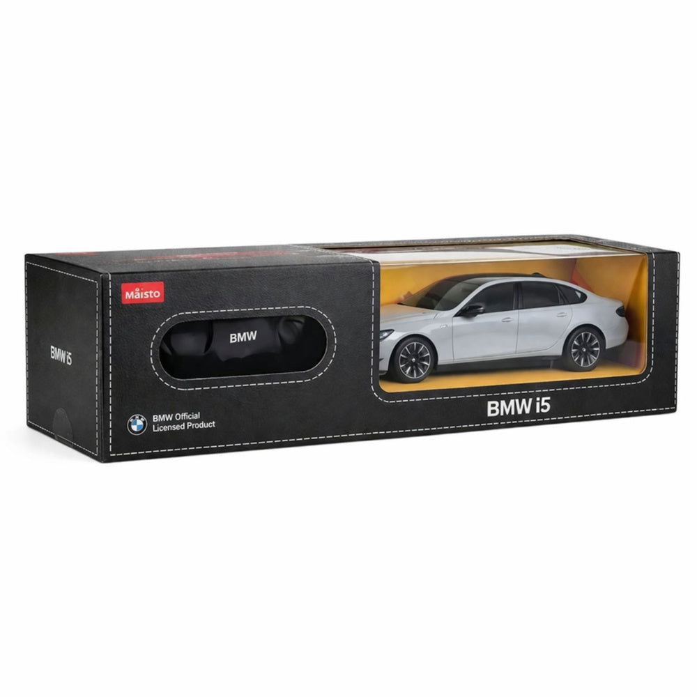 Licencirani auto na daljinsko upravljanje BMW i5 Rastar 1:24 - sivi