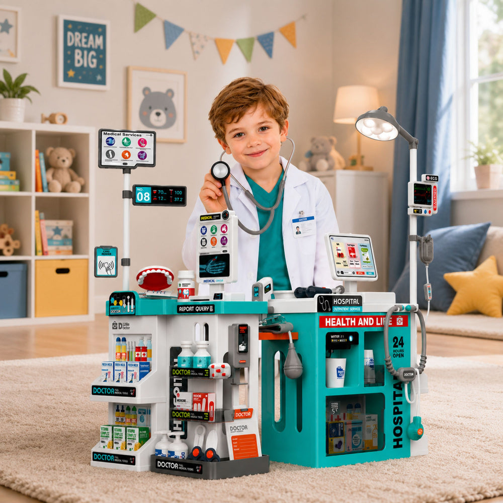 Veliki medicinski set za igru sa 77 elemenata - 81 cm