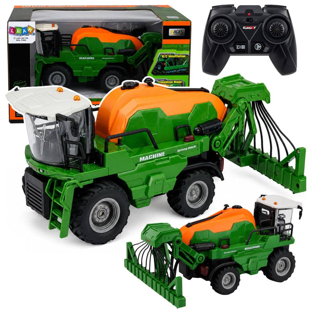 Agricultural Harvester with Sprayer Spraying Function Lights Sounds 1:24