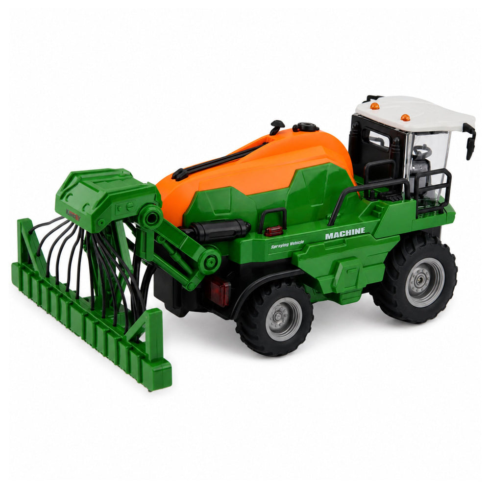 Agricultural Harvester with Sprayer Spraying Function Lights Sounds 1:24