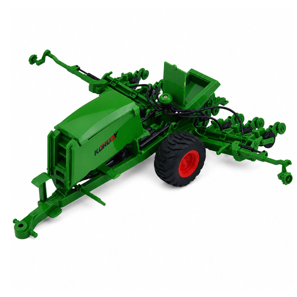 Agricultural Tractor with Seeder and Cultivator Lights Sounds Yellow 1:24