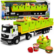 Green Food Transport Truck 1:40