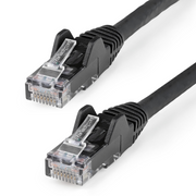 StarTech.com N6LPATCH1MBK kabel za umrežavanje Crno 1 m Cat6 U/UTP (UTP)