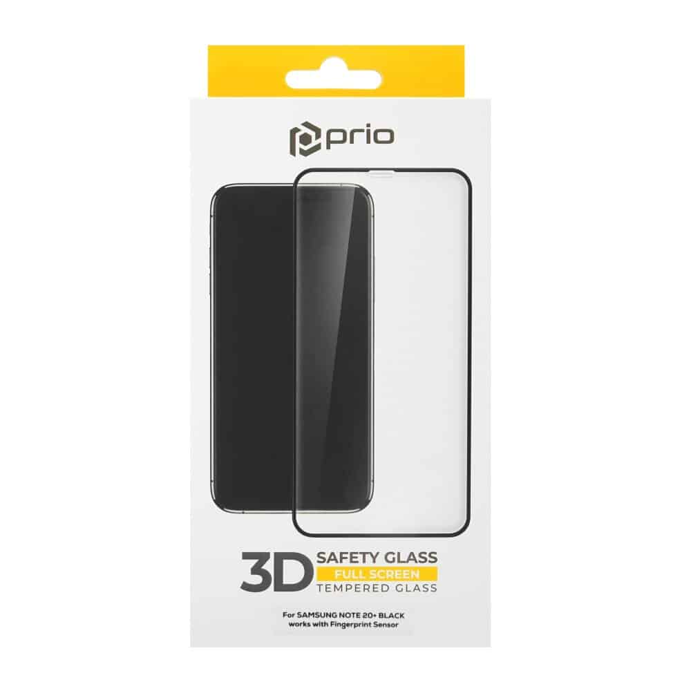 Ochranné 3D tvrzené sklo Prio pro Samsung Note20 Ultra černé