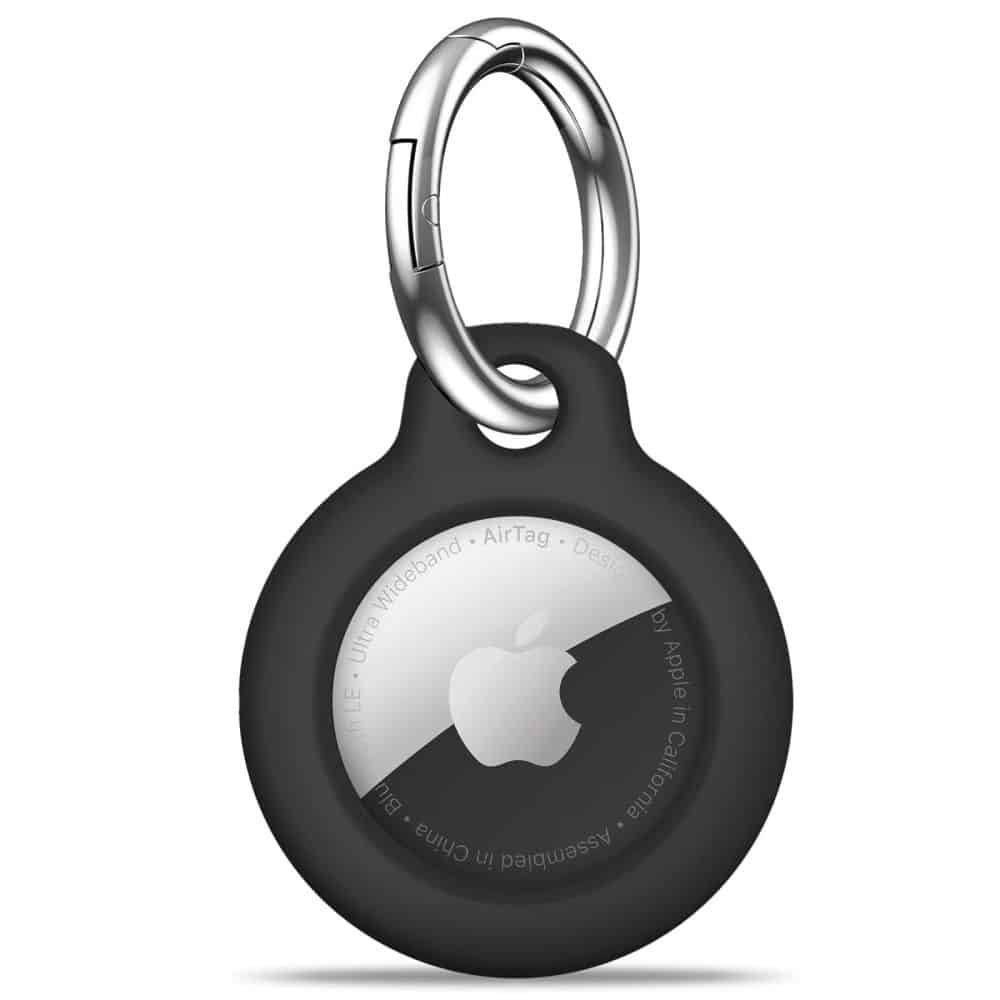 TECH-PROTECT PEVNÁ OCHRANNÁ POUZDRA APPLE AIRTAG 1/2 - 4 KUSY černá