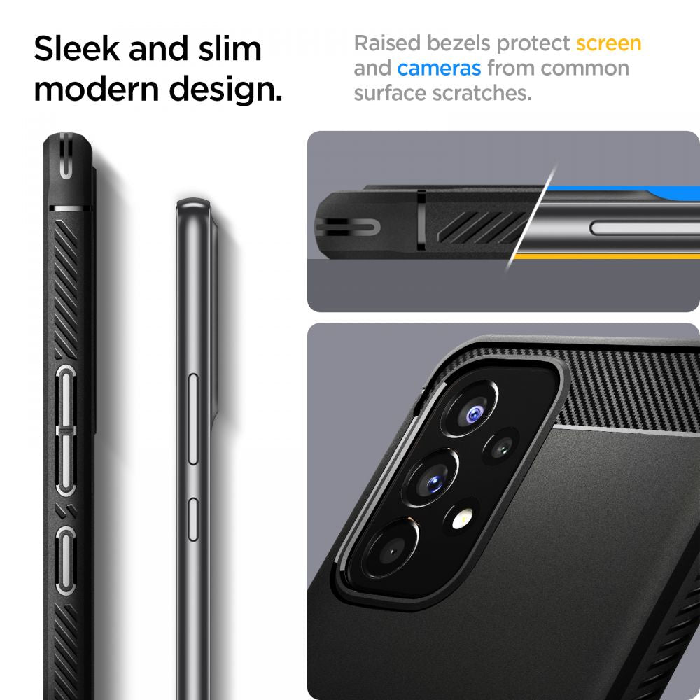 SPIGEN RUGGED ARMOR PRO SAMSUNG GALAXY A53 5G MATNÁ ČERNÁ