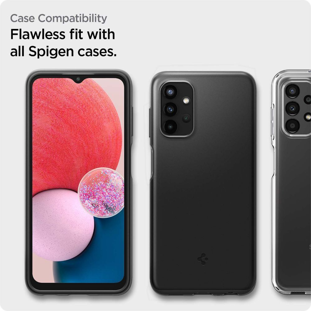 SPIGEN ALM GLAS.TR TVRZENÉ SKLO BALENÍ 2 KUSY PRO SAMSUNG GALAXY A13 4G / LTE ČIRÉ