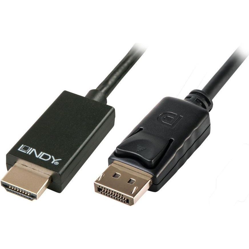 Lindy DisplayPort/HDMI 2m Crno