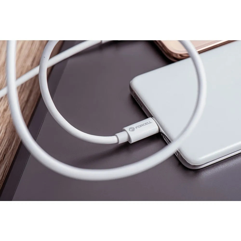 FORCELL kabel Type-C na Type- C QC4.0 5A/20V PD 100W C339 3m bílý