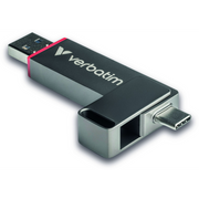 Verbatim Dual QuickStick USB izbrisivi memorijski pogon 1 TB USB Type-A / USB Type-C 3.2 Gen 1 (3.1 Gen 1) Sivo