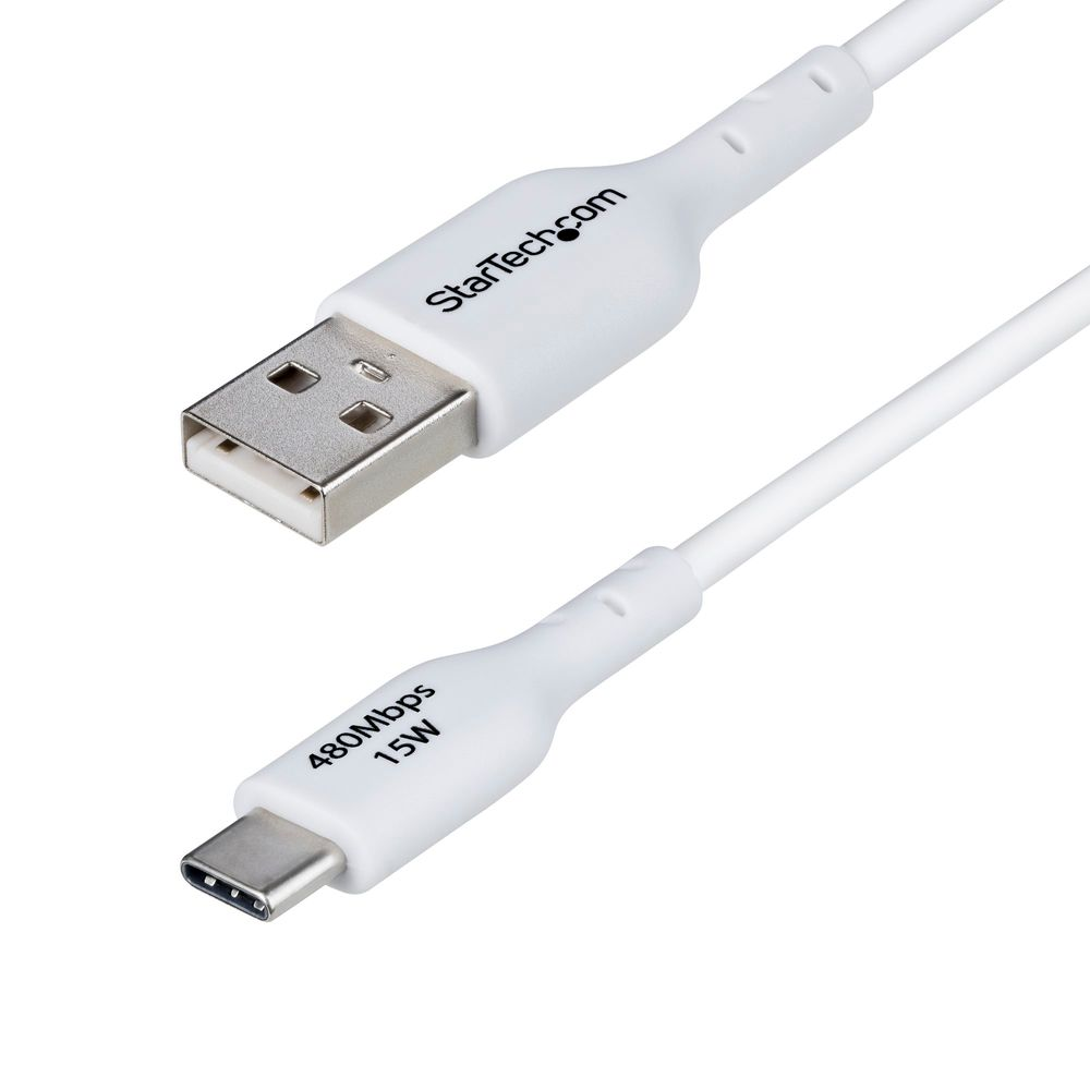 StarTech.com USB2AC2MNCWHE USB kabel USB 2.0 2 m USB A USB C Bijelo
