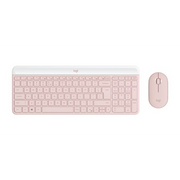 Logitech MK470 Slim Combo tipkovnica Miš priložen RF bežični QWERTY US Međunarodna Ružičasto