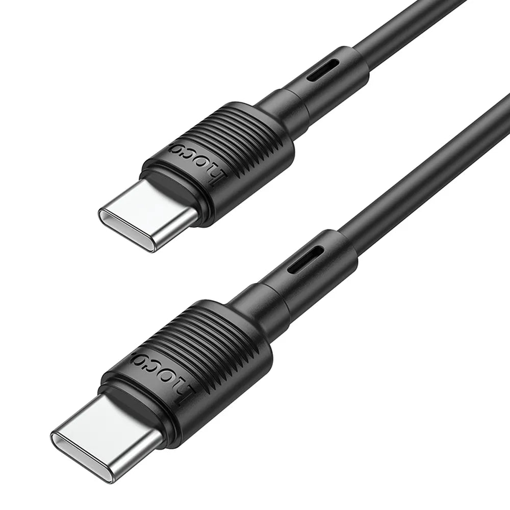 HOCO kabel Type C na Type C Power Delivery PD60W 3A Victory X83 1m černý