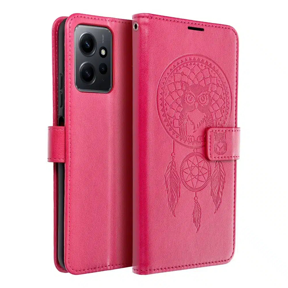 MEZZO Book case flipové pouzdro pro XIAOMI Redmi Note 12 4G dream catcher magenta