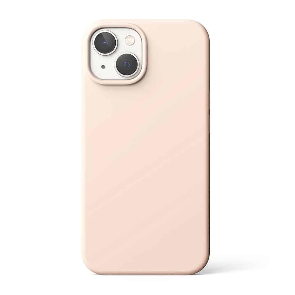 RINGKE SILIKONOVÉ POUZDRO PRO IPHONE 14 PLUS / 15 PLUS PINK SAND