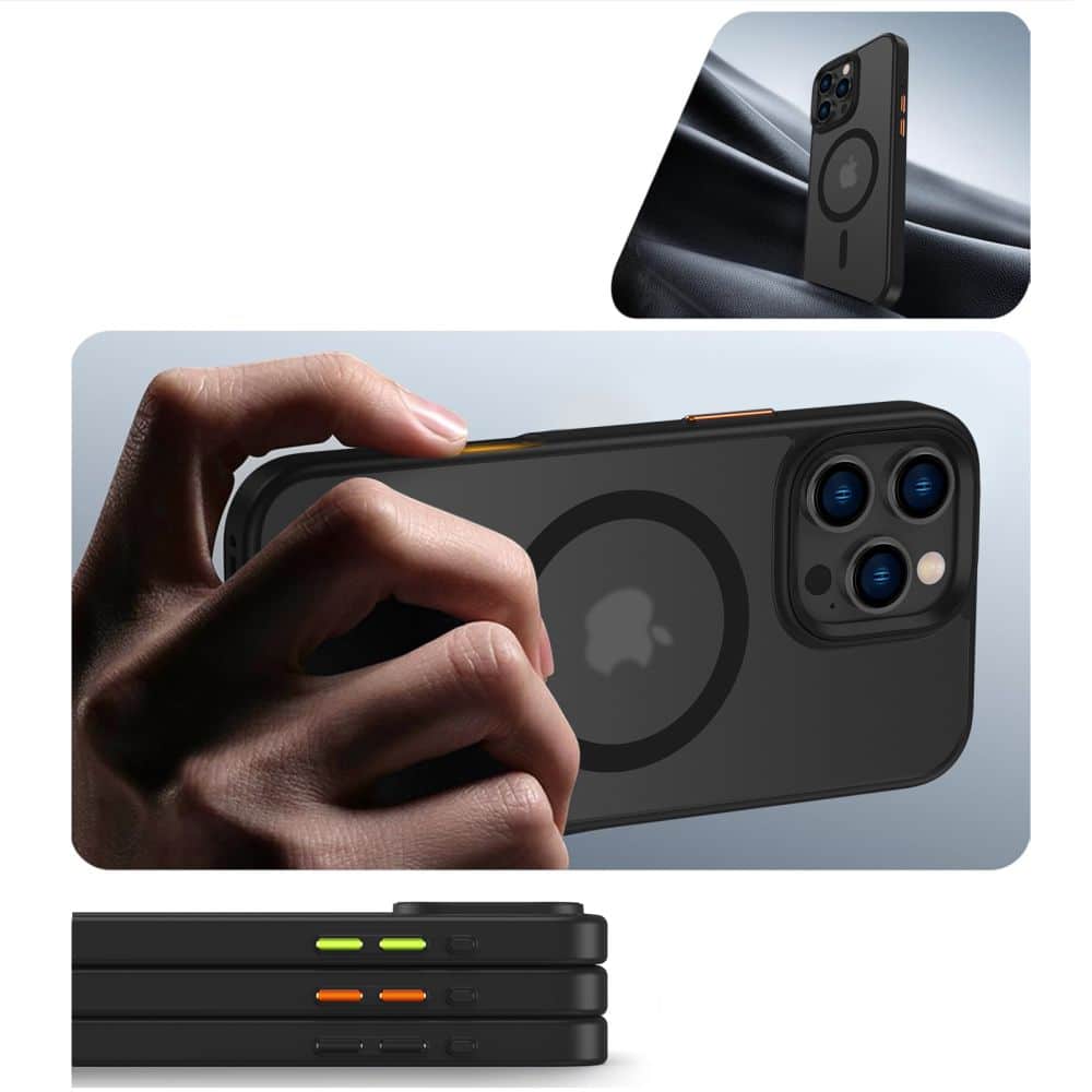 TECH-PROTECT MAGMAT XT 3-SET MAGSAFE KRYT PRO iPhone 16 - matná černá