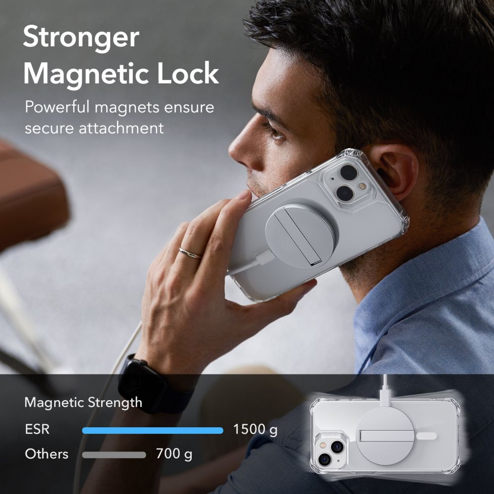ESR AIR ARMOR HALOLOCK MAGSAFE KRYT PRO IPHONE 14 PRO ČIRÝ