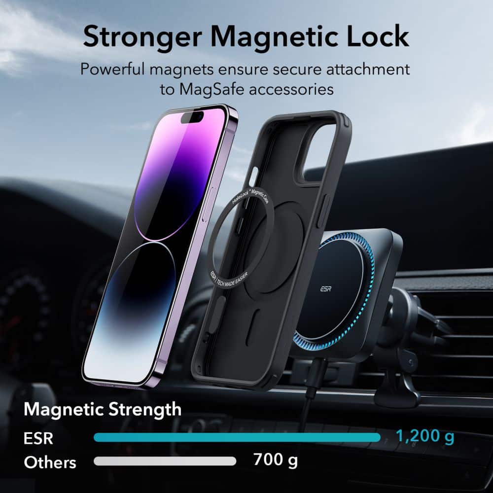 ESR CH HALOLOCK MAGSAFE POUZDRO PRO IPHONE 14 PRO MAX ČERNÉ