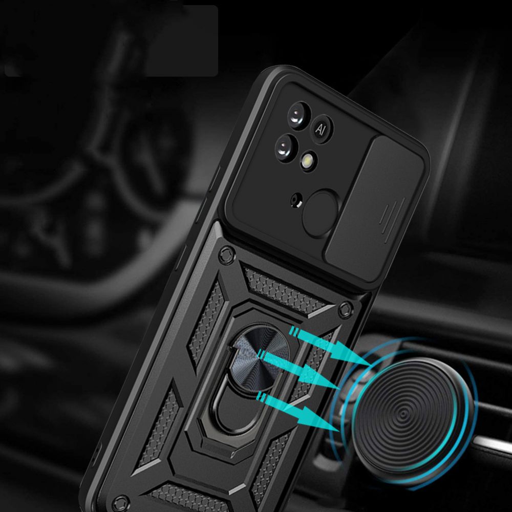 TECH-PROTECT CAMSHIELD PRO OCHRANNÝ KRYT PRO XIAOMI REDMI 10C ČERNÝ