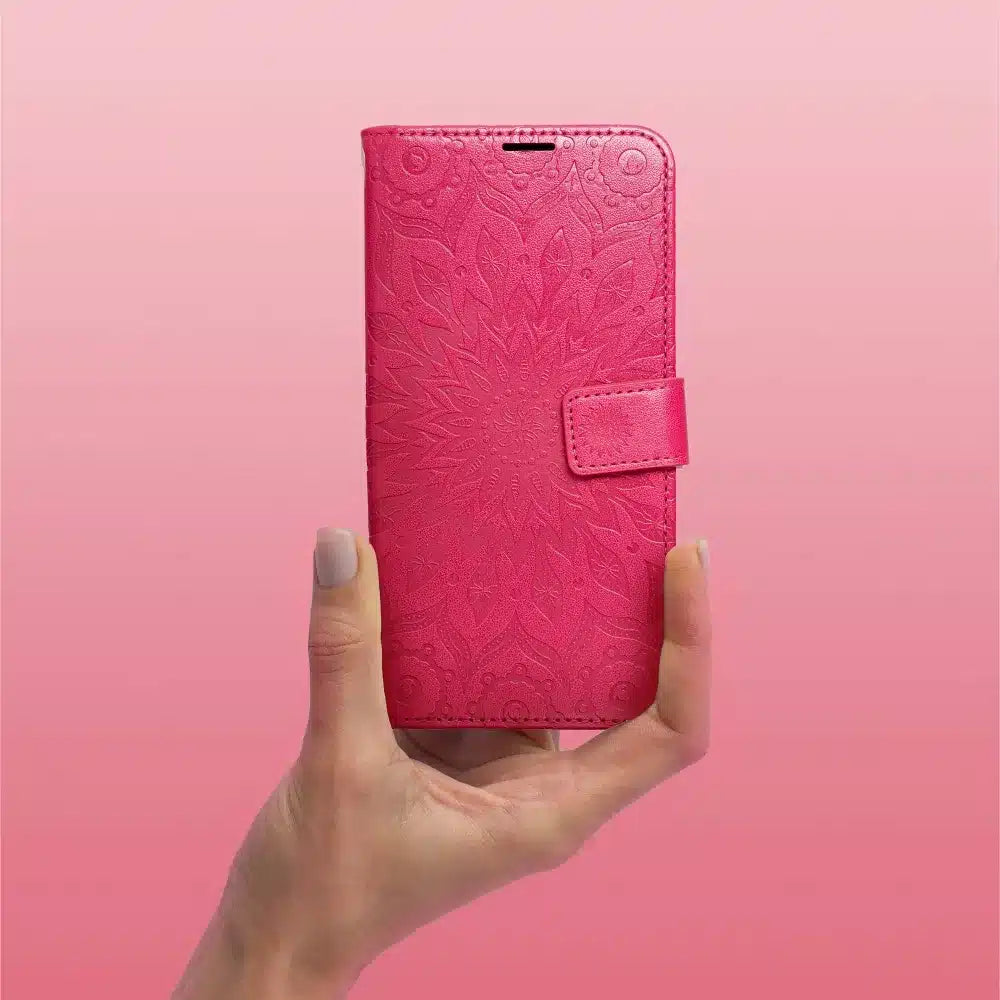 MEZZO Book case flip pouzdro pro XIAOMI Redmi NOTE 13 5G mandala purpurová