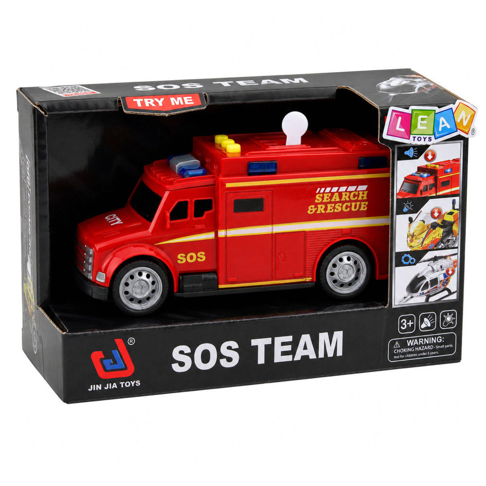 Emergency Vehicle Ambulance Lights Sounds Red 1:32