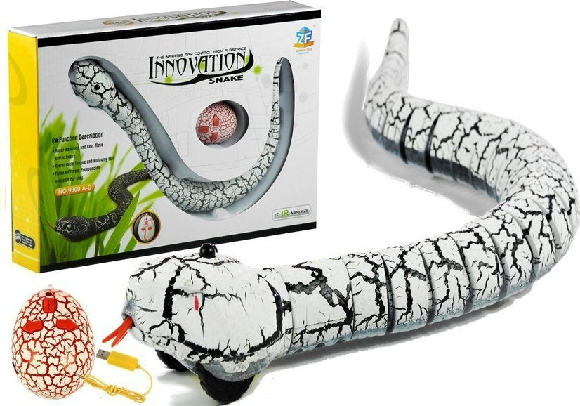 Zmija na daljinsko upravljanje Snake - 40 cm - bijela