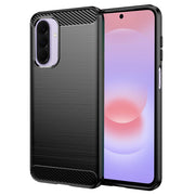 Techsuit Carbon Silicone maska za Samsung Galaxy A27 5G – crna
