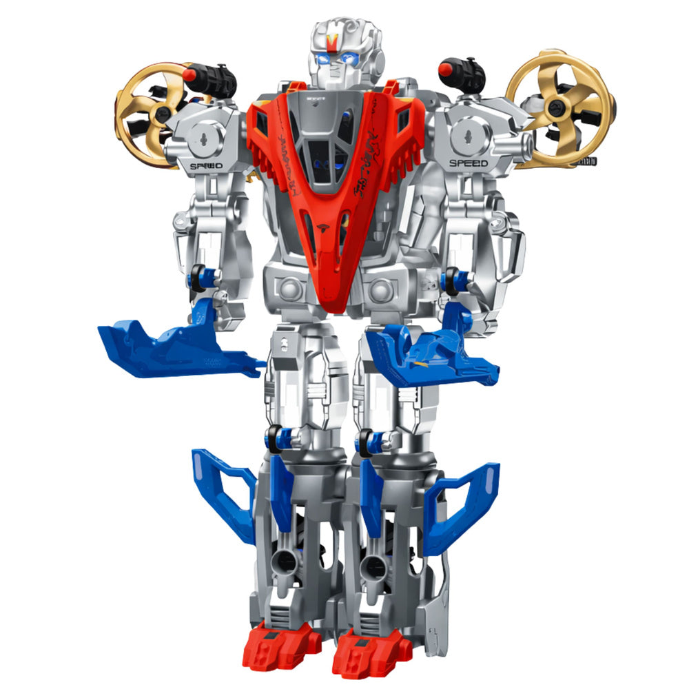 Borbeni avion-robot za slaganje 2u1 sa 29 elemenata