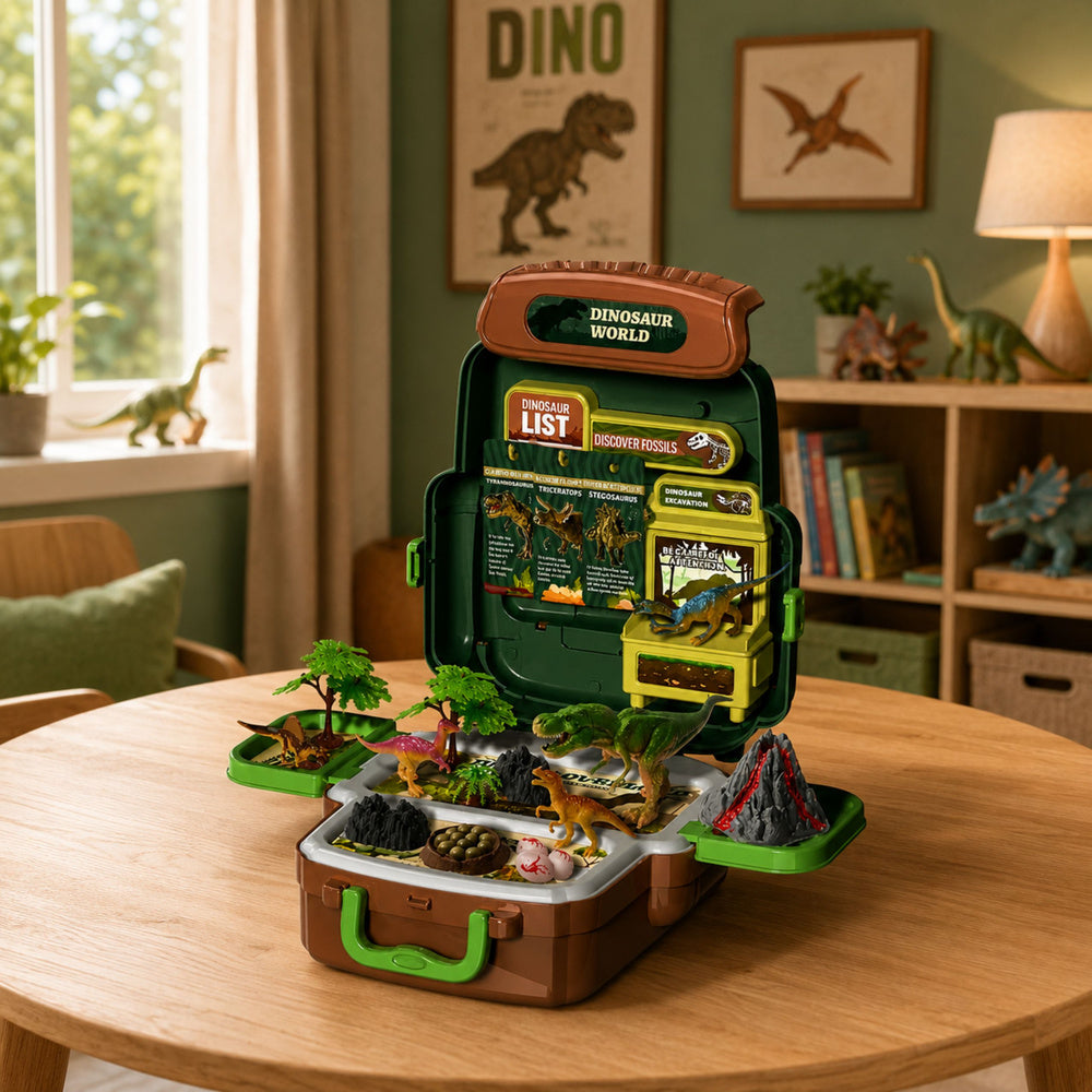 Set dinosaura u kovčegu s dodacima - 30u1